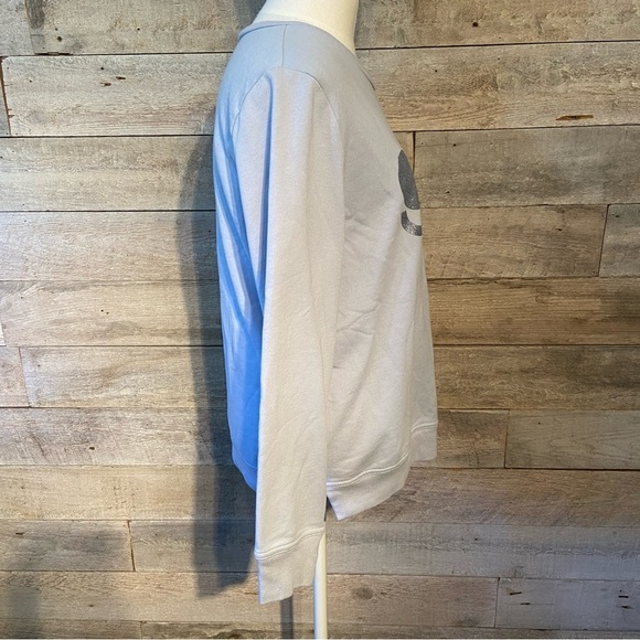 Gap women’s  blue glittery‎ sparkle pullover sweatshirt in size small - Picture 4 of 9